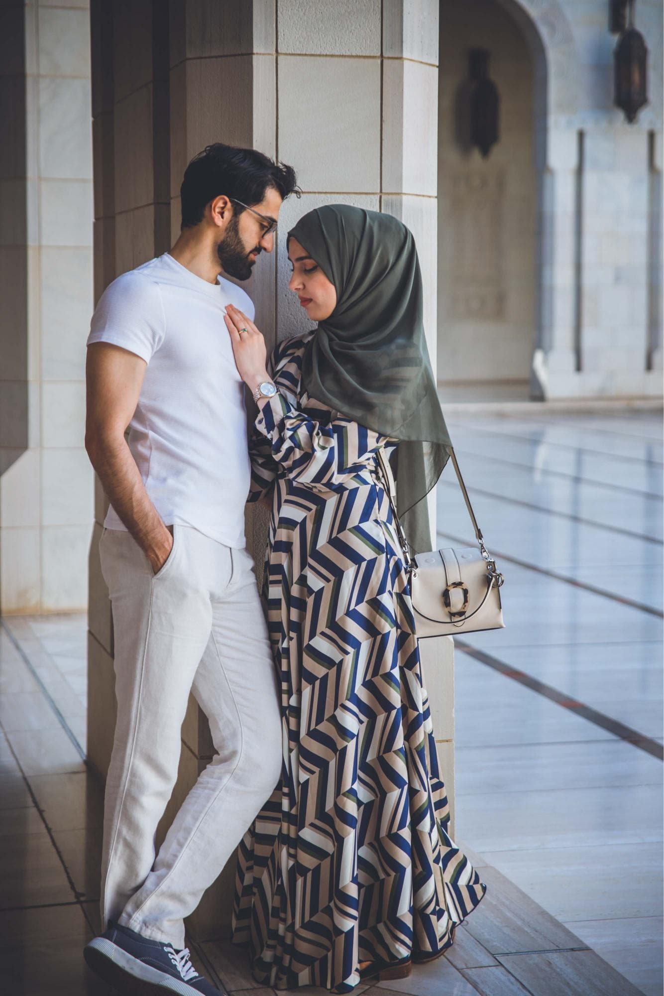 Portrait session at Sultan Qaboos Grand Mosque